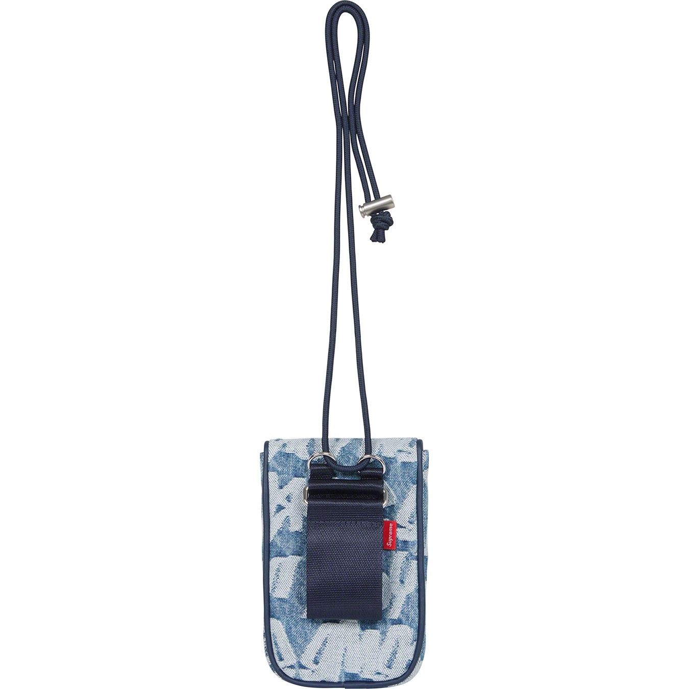 Fat Tip Jacquard Denim Neck Pouch view 7